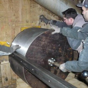 Kernbohrung Durchmesser 800mm